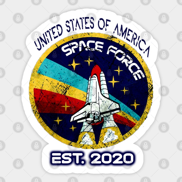 SPACE FORCE Sticker by joyTrends